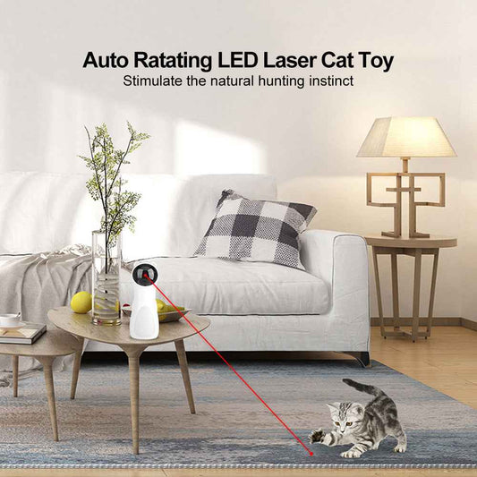 Automatic Laser Cat Toy – Interactive LED Bear Toy