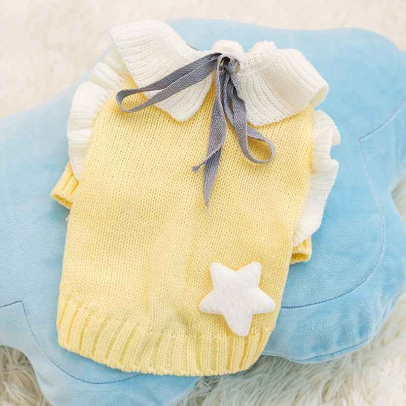 Twisted Knit Dog Sweater