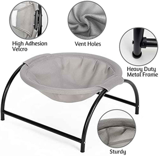 Breathable & Removable Cat Hammock Bed For Indoor Cats Washable & Comfortable Pet Hanging Nest For Cats