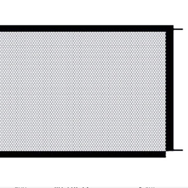 Portable Dog Safety Fence - foldable nylon pet gate for dog containment and safety.