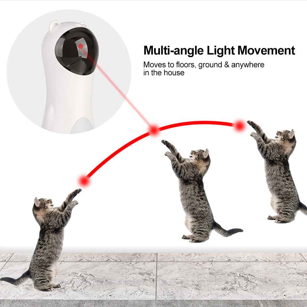 Automatic Laser Cat Toy – Interactive LED Bear Toy