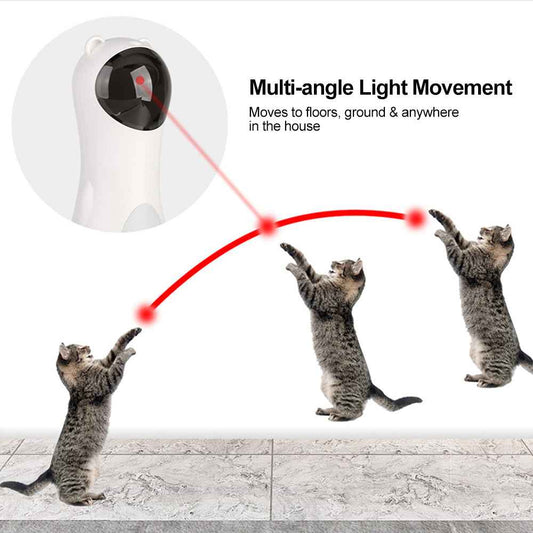 Automatic Laser Cat Toy – Interactive LED Bear Toy