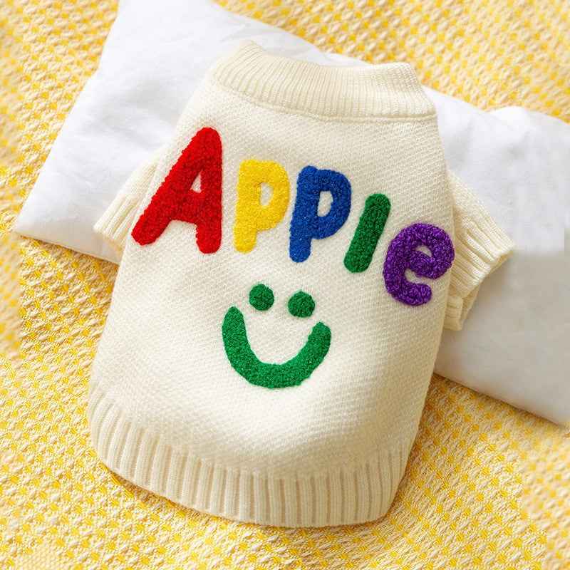 Twisted Knit Dog Sweater