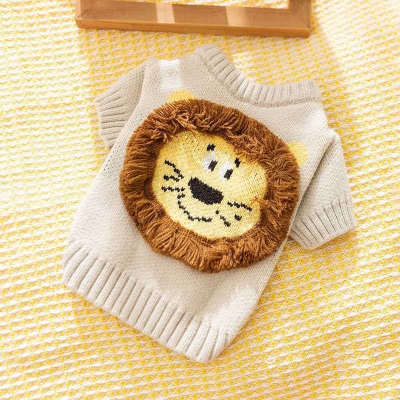 Twisted Knit Dog Sweater