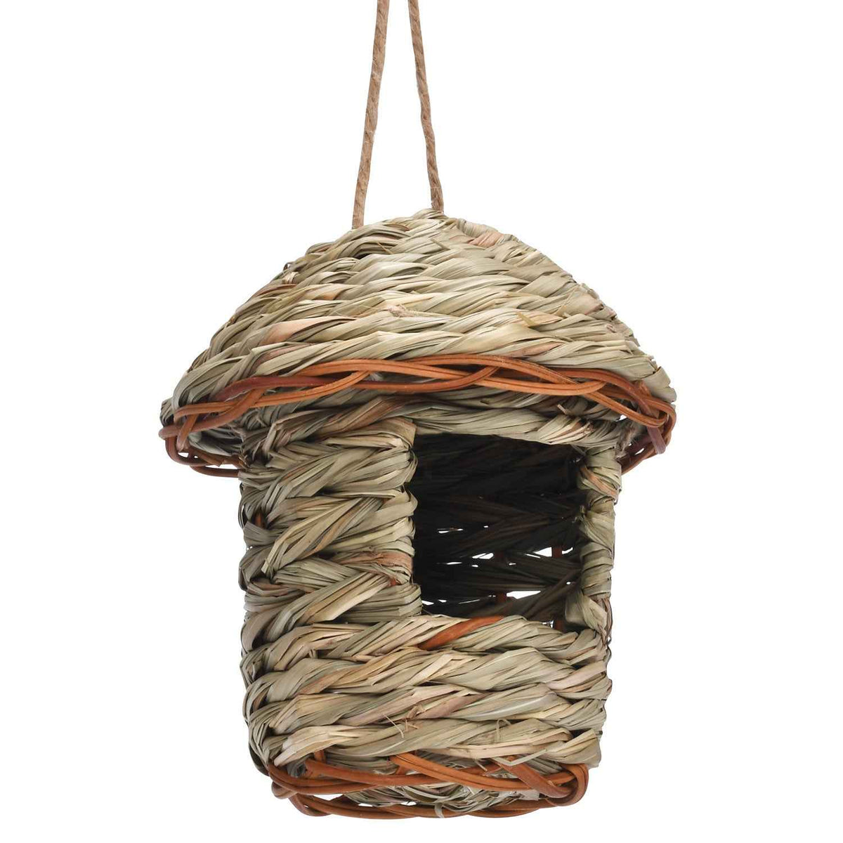 Handmade Straw Bird Nest – Natural Creative Nesting House for Garden Birds