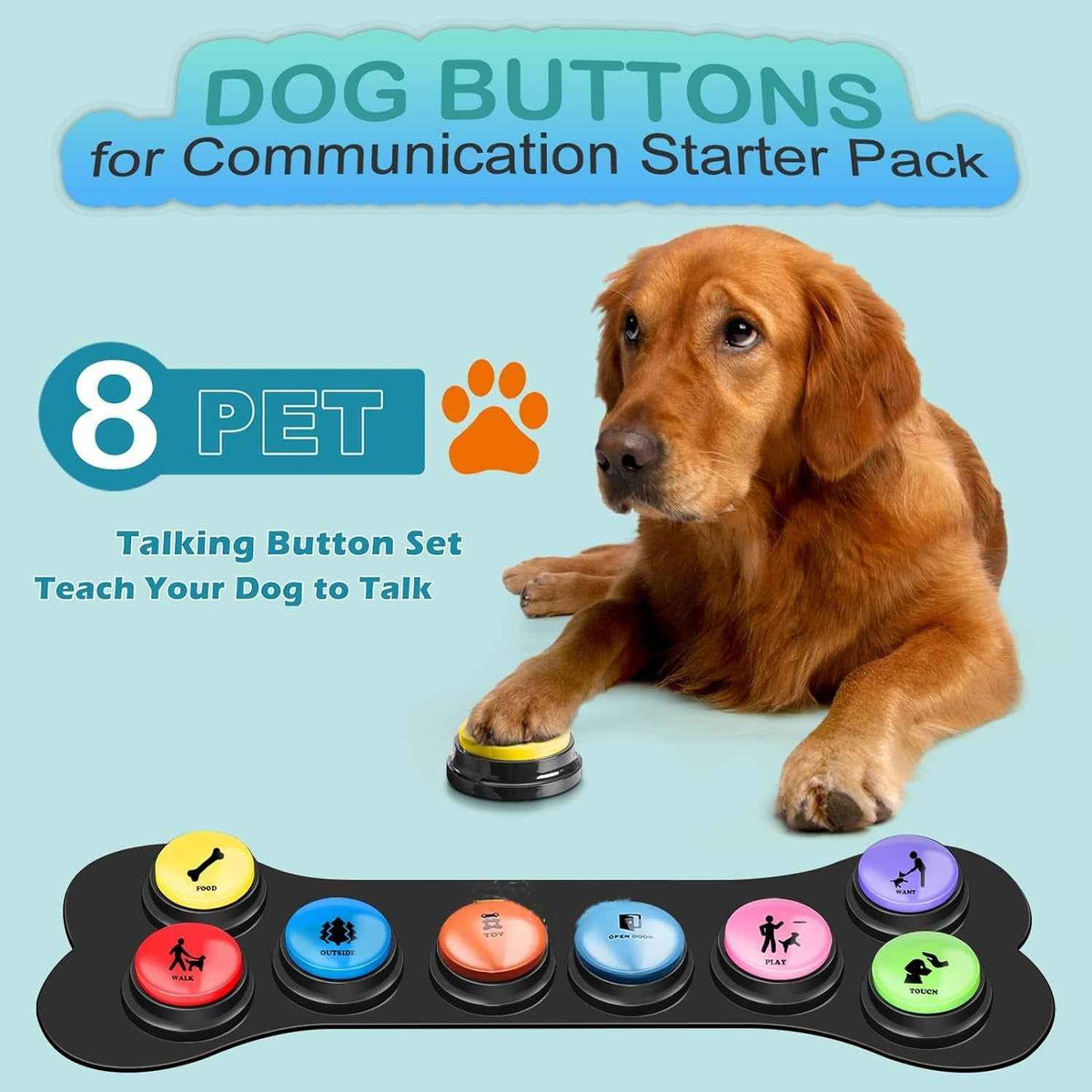 Pet Communication Button Dog Button Talking Pet Key