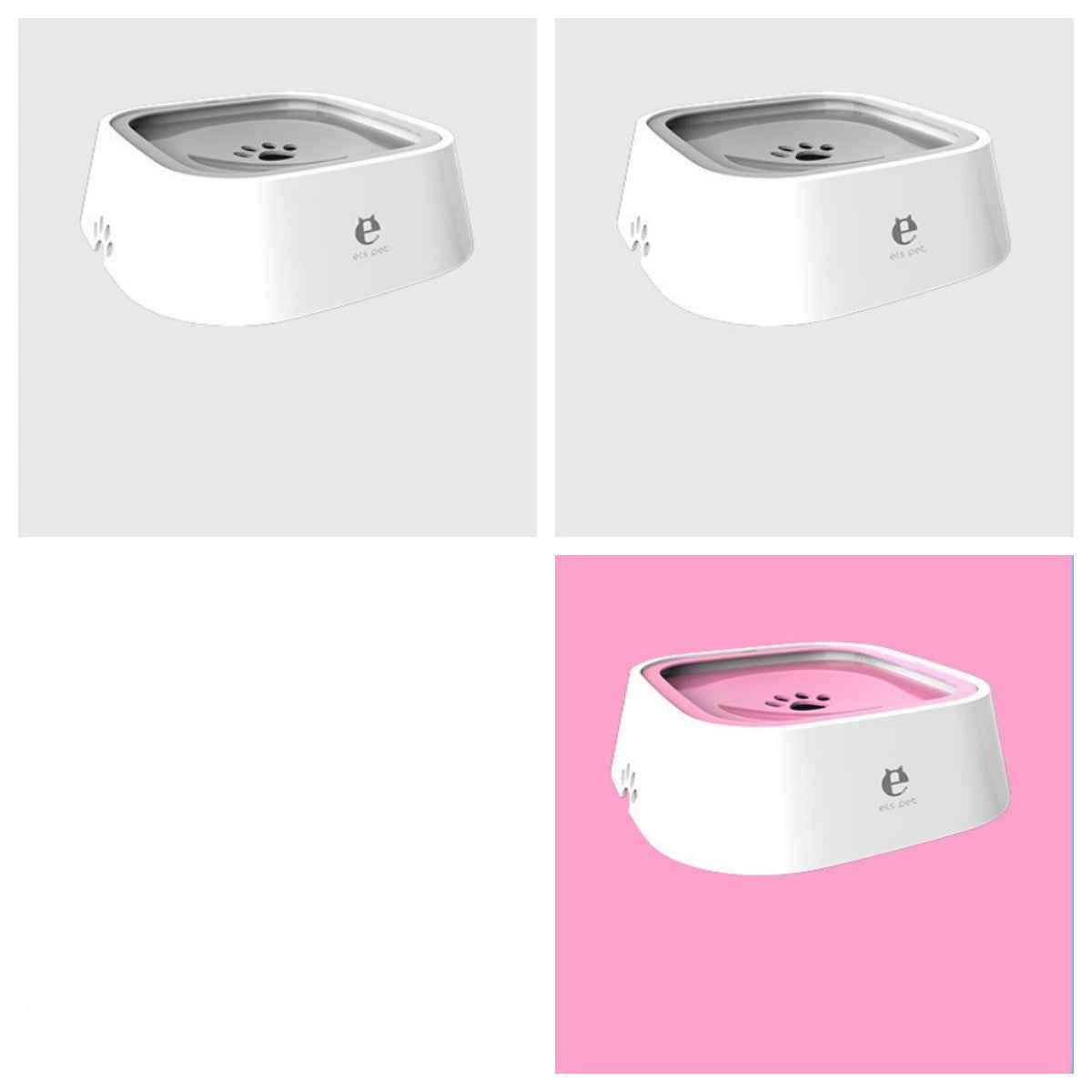 1.5L Cat Dog Water Bowl Carried Floating Bowl Anti-Overflow Slow Water Feeder Dispenser Pet Fountain ABS&PP Dog Supplies