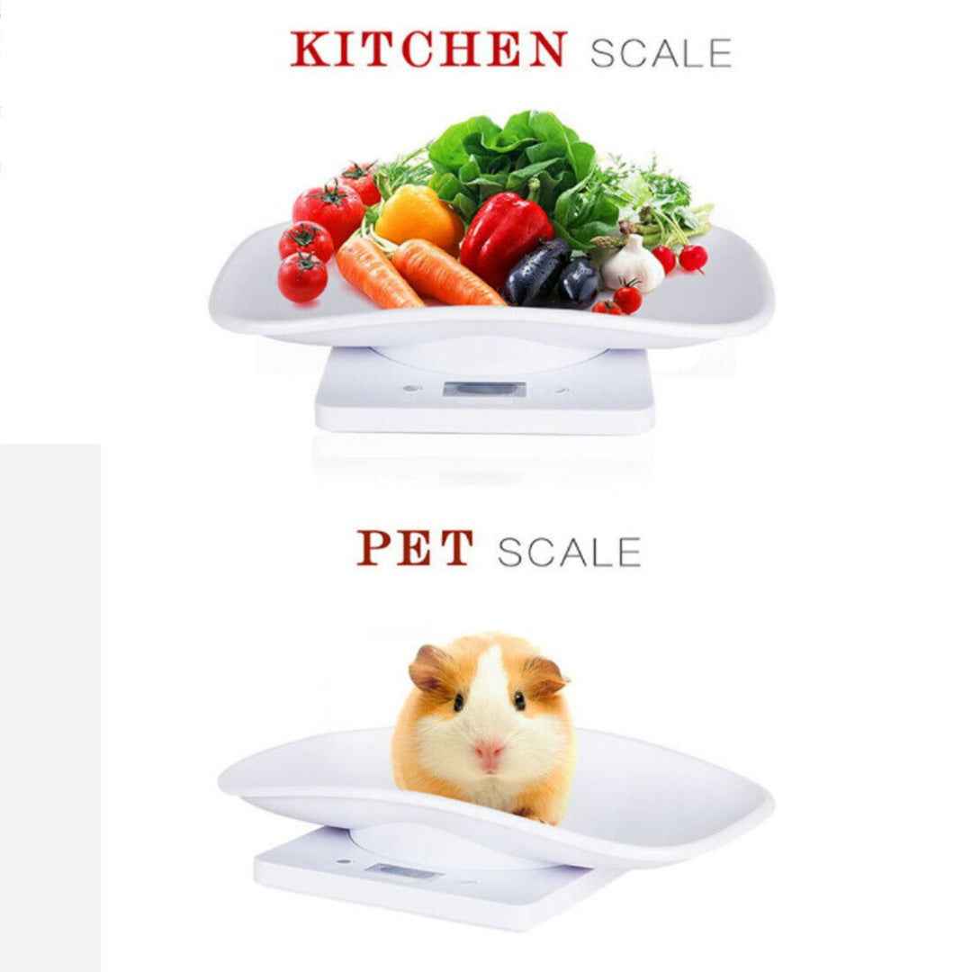 Digital Pet Weighing Scales – LCD 10kg Precision Scale for Cats & Puppies