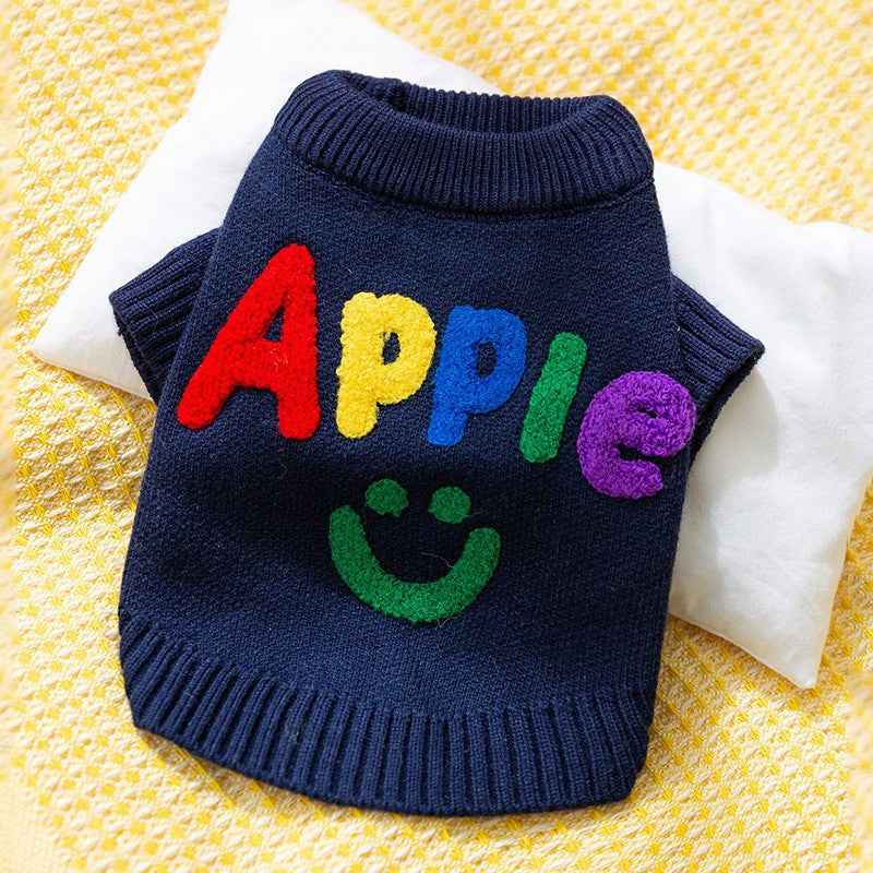 Twisted Knit Dog Sweater
