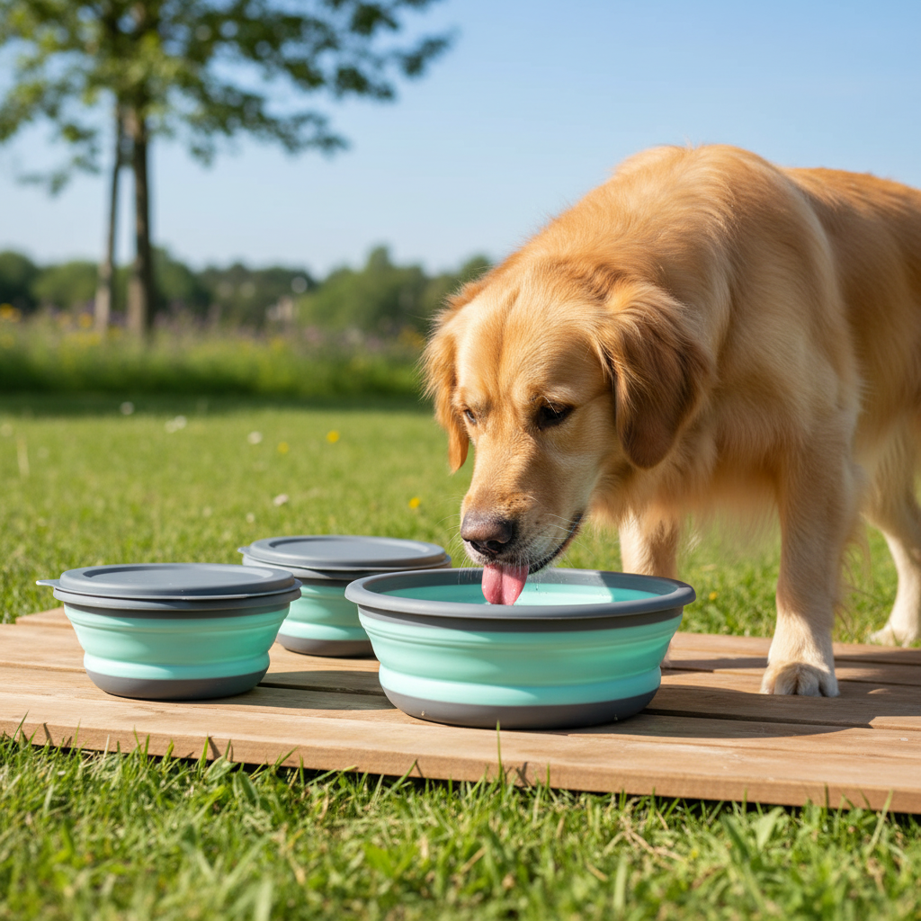 Foldable Travel Pet Bowl