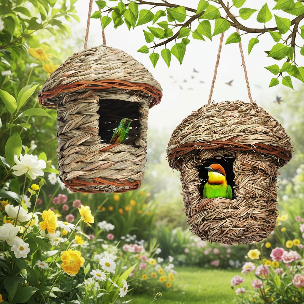 Handmade Straw Bird Nest