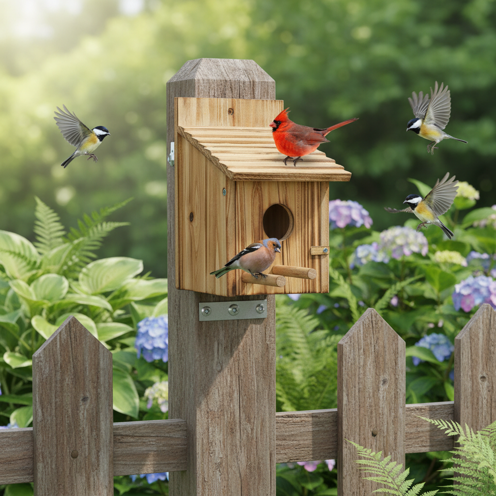 Hanging Wooden Bird House