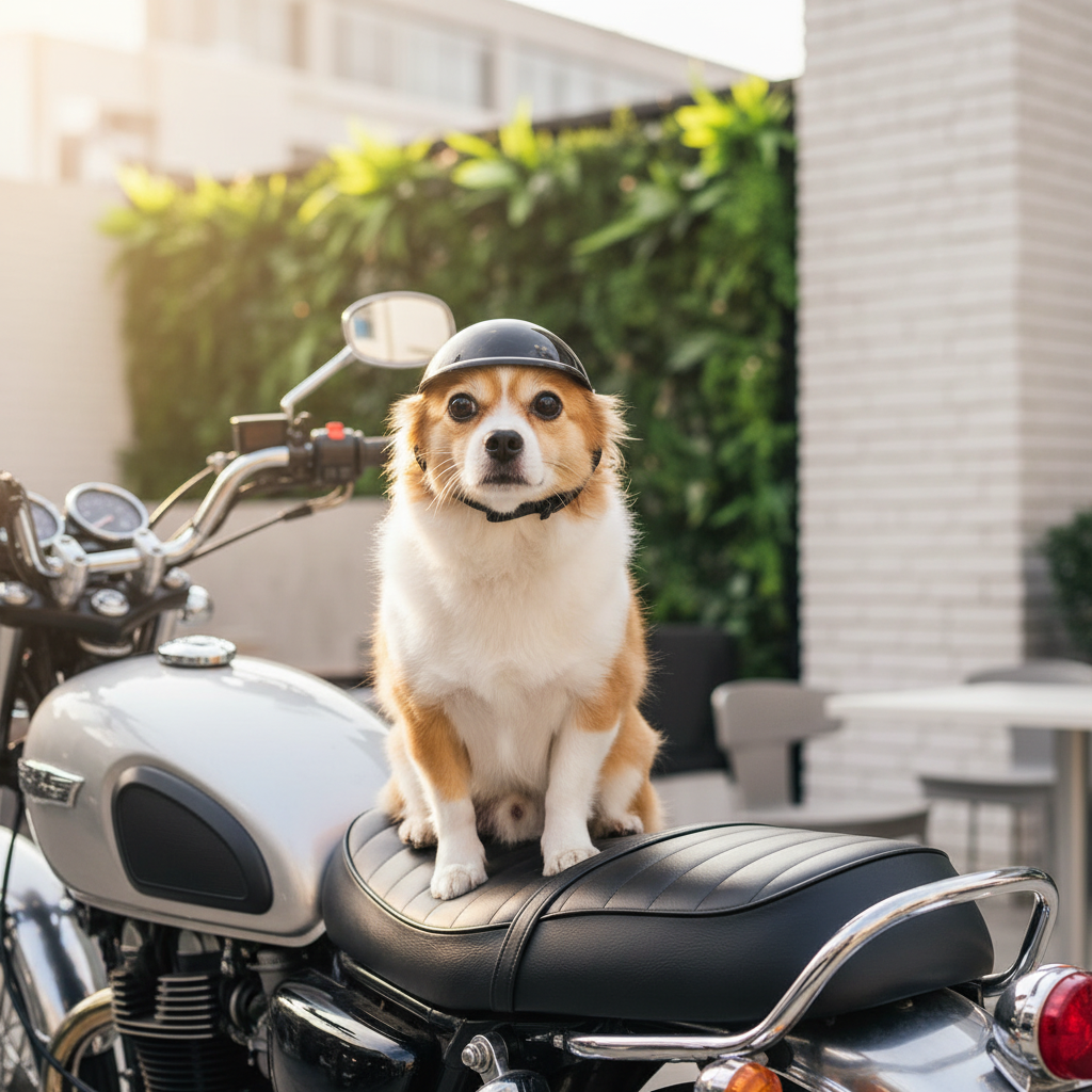 Pet Motorcycle Helmet